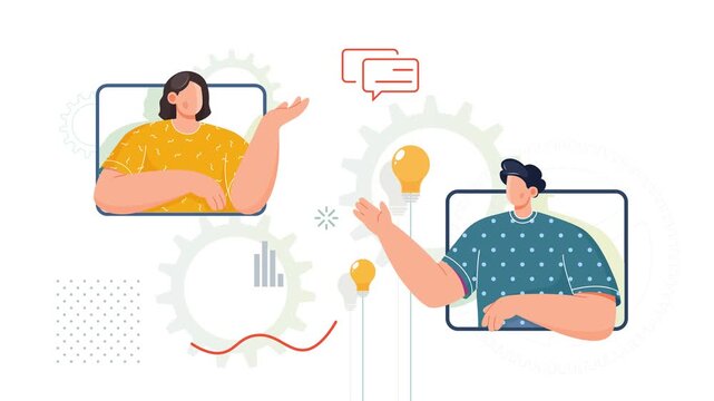 Entrepreneurship and Innovation -  Transforming a concept to Viable Business as a Team  - Animated Illustration as MP4 File