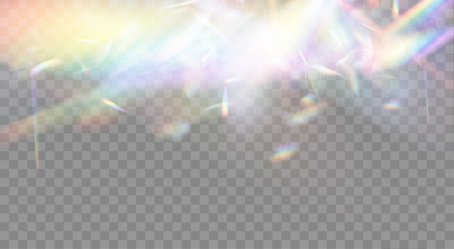 Neon rainbow streaks flow across dark minimal space. Light leaks form soft luminous textures. Effect enhances modern abstract style.