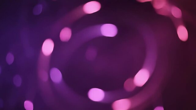 Vibrant bokeh lights in shades of pink and purple