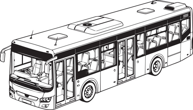 City Transport Bus Vehicle Public Travel Automobile Transit