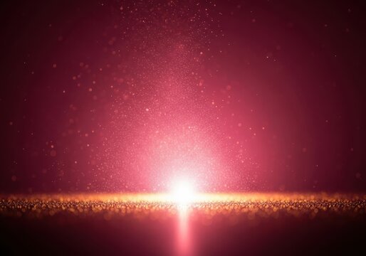 A glowing, ethereal abstract scene featuring shimmering dust, soft focus, and vibrant pink and gold light creating a magical dreamscape background, divine, whimsical, glowing