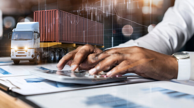 Calculating transport logistics costs for efficient freight management