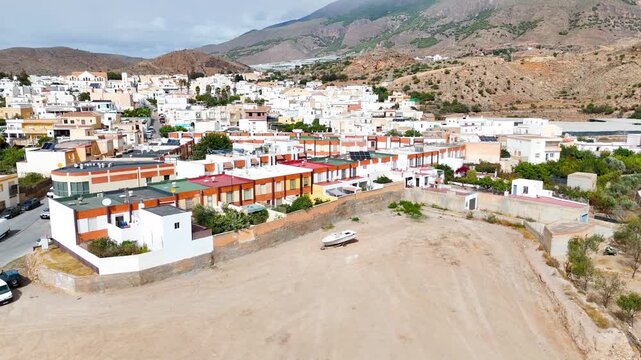 town border mountain rural vacation travel building drone urban aerial texture city white housing dry environment nature house apartment home - Dal&iacute;as, Andalusia, Spain - 2025