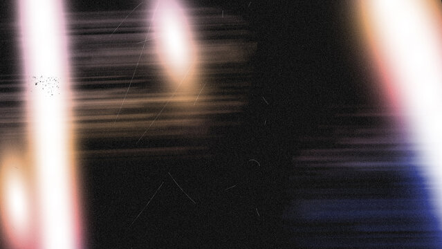 Cinematic light streaks on dark background with soft blur, scratches and glowing highlights, abstract backdrop for posters, branding, music visuals and digital design.