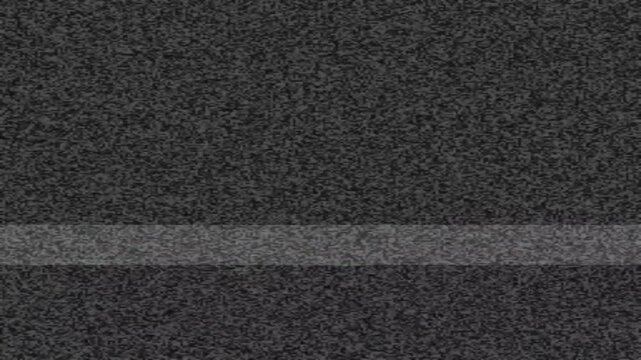 Black White Television Static Noise Analog Glitch Vintage Screen 