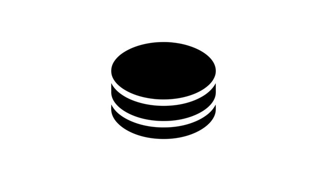 Database server icon vector illustration on white background