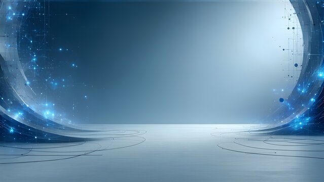 Enterprise AI inference network background with left copy space