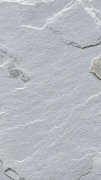 Crisp white slate texture displays subtle tonal variation in surface