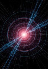 Obraz premium An intricate, deep background structure showing emerging complexity and hidden abstract designs. A dynamic visual foundation for data and technology, background, novel, emerging