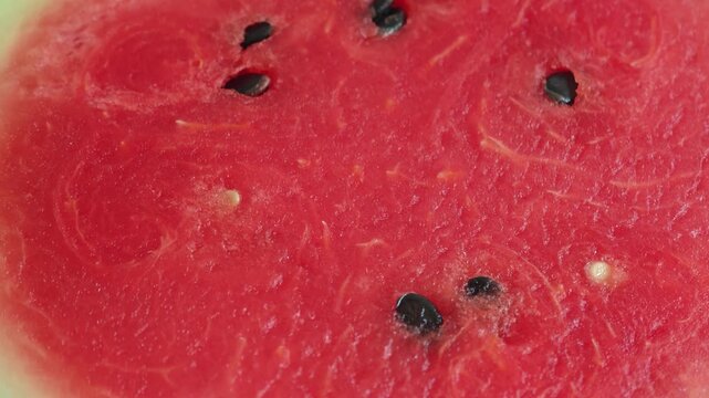 Fresh watermelon is ready to eat; watermelon has properties that lower blood sugar.