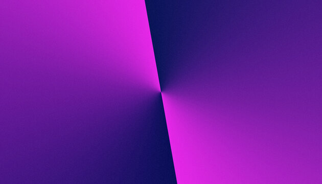 Abstract background with a diagonal split and a central point of light in shades of purple and violet