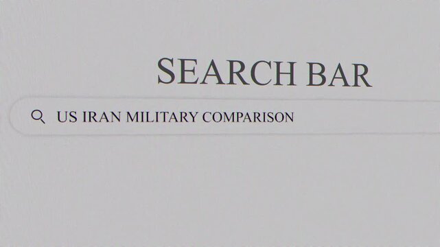 US Iran military comparison Search Screens