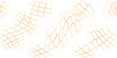 Mesh texture for fishing nets gold color gradient. Seamless pattern for sportswear or soccer goal, volleyball net, basketball hoop. © zaini