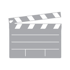 Fototapeta premium Clapperboard Movie Production Icon
