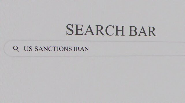 US sanctions Iran Search Screens