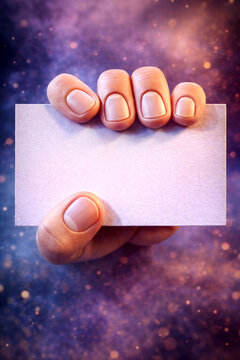 blank card with space for text