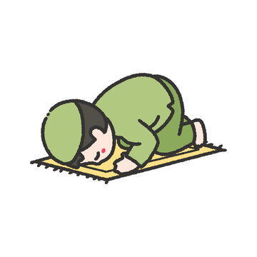 The sujood posture in salah