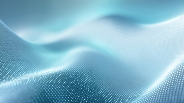 Abstract Fluidity in Blue: Capturing the essence of digital artistry, a mesmerizing flow of blue light undulates across a dynamic textured surface, creating a visual symphony of motion and depth. 