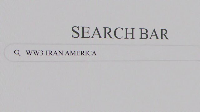WW3 Iran America Search Screens