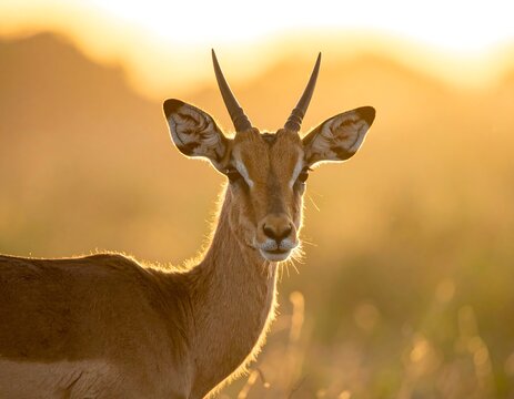 Dik-dik Antelope African Wildlife Animal.
