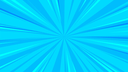 comic blue background cartoon style © Bagus