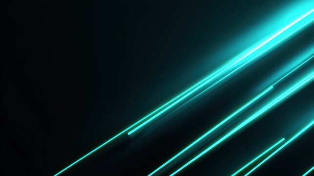Radiant Blue Beams: Dynamic lines of radiant blue light traverse a deep, dark expanse, offering a vivid contrast of illumination and shadow. The vibrant energy creates a sense of movement and depth.