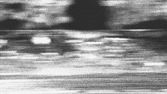 High Contrast Black And White Halftone Noise Texture With Dense Dots And Gritty Grain Vintage Print Aesthetic