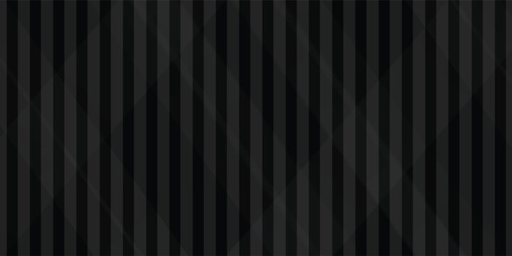 Black abstract background design. Modern wavy line pattern in monochrome colors. Premium stripe texture for banner, business backdrop