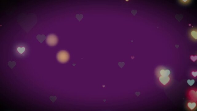 Heart Matrix Digital Rain Code Seamless Loop Background