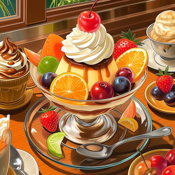旧裏　極上美品　プリン　サザンアイランド　プロモ　激カワイラスト プリンアラモード Images – Browse 714 Stock Photos, Vectors, and