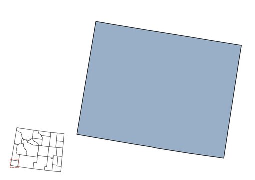 Uinta County, Wyoming State, USA