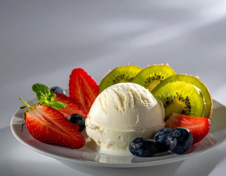 HEALTHY BREAKFAST BOWL: GREEK YOGURT WITH FRUIT TOPPINGS