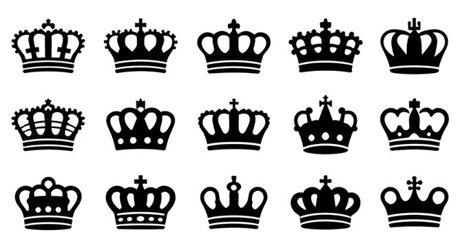 crown icon, royal crown, king crown, queen crown, black silhouette, luxury symbol, regal emblem, monarchy icon, crown logo, royal design, premium icon, noble symbol, authority emblem, crown illustrati