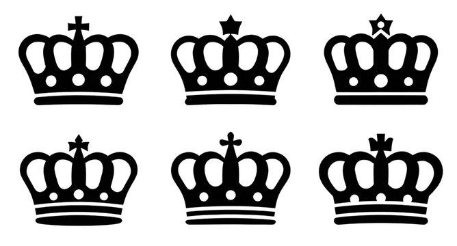 crown icon, royal crown, king crown, queen crown, black silhouette, luxury symbol, regal emblem, monarchy icon, crown logo, royal design, premium icon, noble symbol, authority emblem, crown illustrati