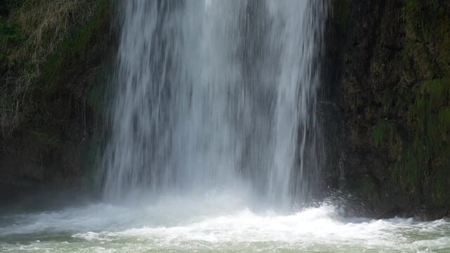 The powerful Gali Ali waterfall in Iraqi Kurdistan