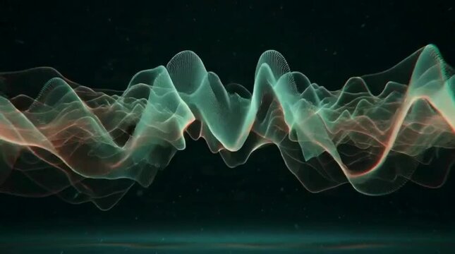 Two Heartbeats Syncing into One Rhythm Pulse Wave Animation