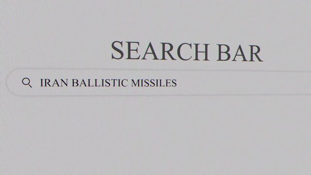 Iran ballistic missiles Search Screens