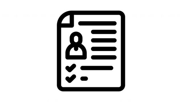 documentation minimalist stroke animation