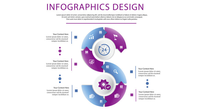 Modern infographics feature a step-by-step approach and creative designs with color gradients.
