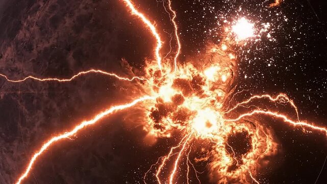 Solar minimum activity aerial drone footage of the sun's corona with solar flares and prominences