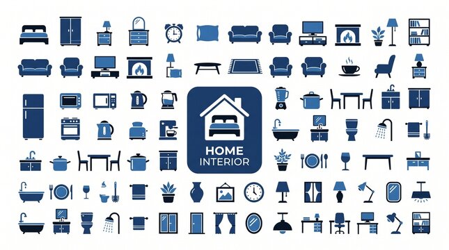 Home Interior Collection: A comprehensive collection of meticulously crafted interior design elements, capturing the essence of home decor and living.