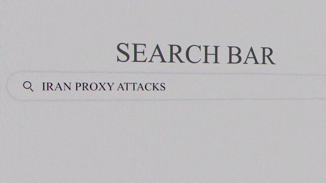 Iran proxy attacks Search Screens