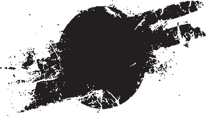 Obraz premium Vintage monochrome background with gritty texture Abstract ink spray texture with worn distressed look