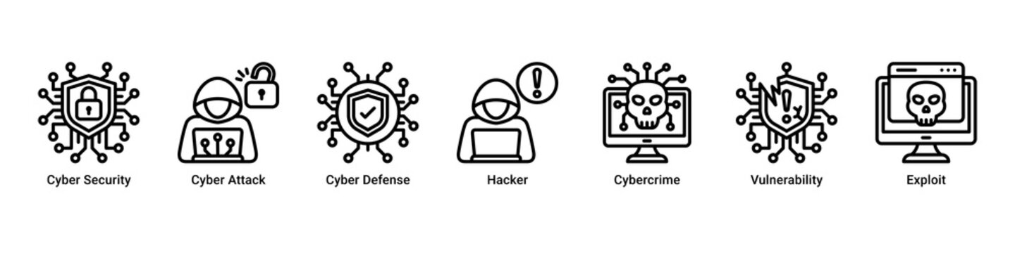 「Cyber Attack Icons」の写真素材 | 199,925件の無料イラスト画像 | Adobe Stock