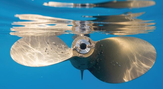 Underwater Propeller - A Glimpse into Marine Propulsion.