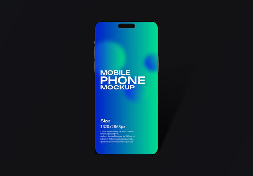 Mobile Phone Screen Mockup