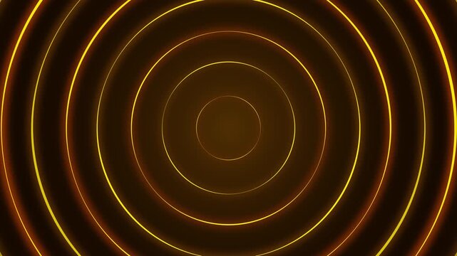 abstract background circle loop tunnel radial radio wave spiral line technology design