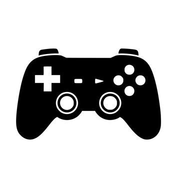 Vector illustration of a gaming controller, gamepad, or joystick