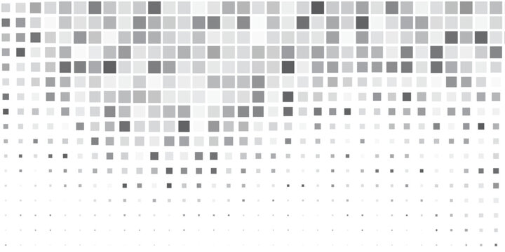 Geomatric shape pixelet glitch seamless pattern modern creative texture background noise halftone abstract square repeatable grid wallpaper, vector