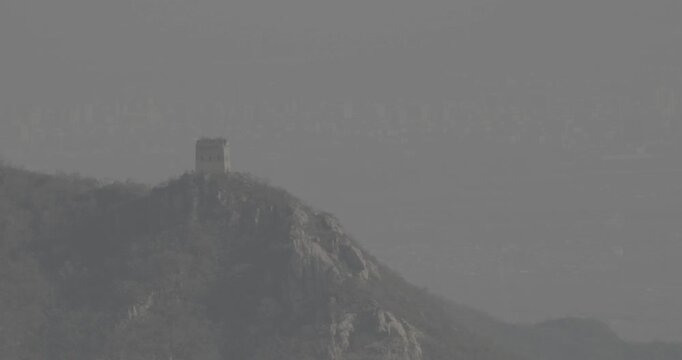 Outlook Over Beijing: The Great Wall Towering Above